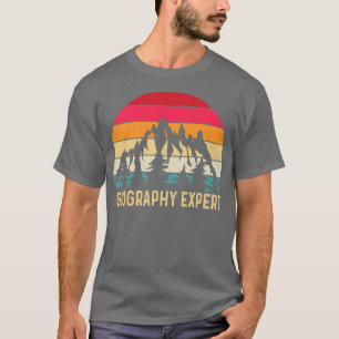 T-shirt Géographie Expert Géographe Geo Étudiant