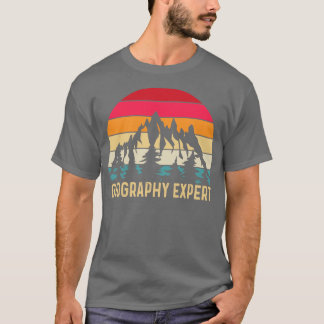 T-shirt Géographie Expert Géographe Geo Étudiant