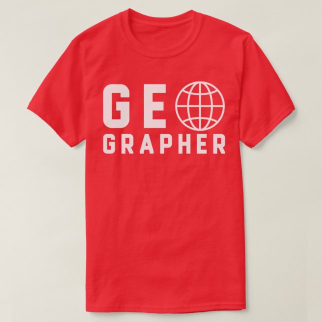 T-shirt Géographie Géographe (Design devant)
