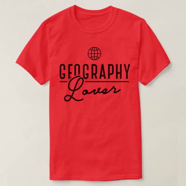 T-shirt Géographie Géographe 3 (Design devant)