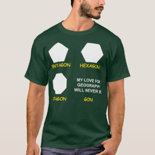 T-shirt Géographie Géographe Cartographie