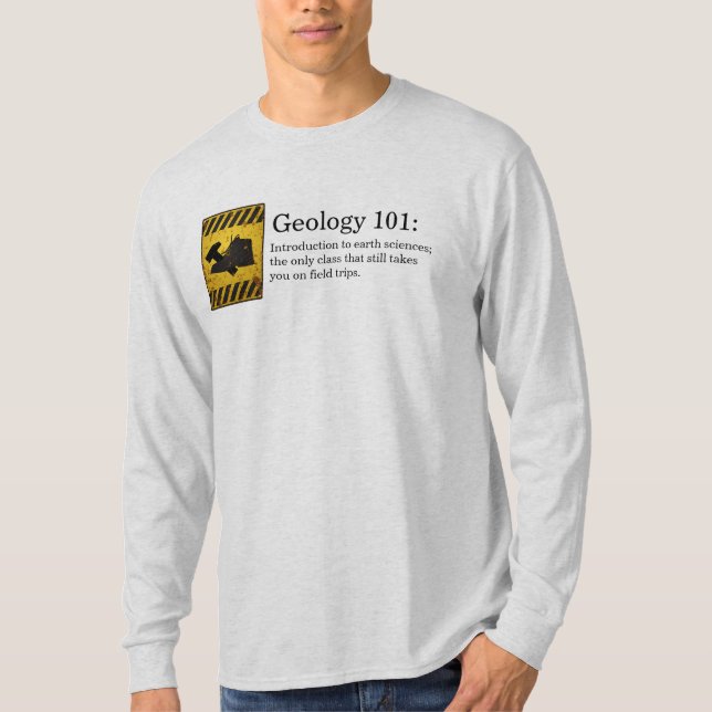 T-shirt Géologie 101 (Devant)