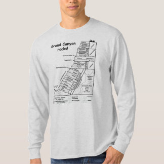T-shirt Géologie 2. de canyon grand
