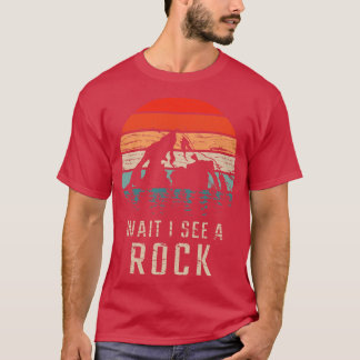 T-shirt Géologie Attendez Je Vois Un Rocher 1
