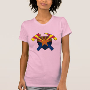 T-shirt Géologie de l'Arizona - marteau de roche et boucli