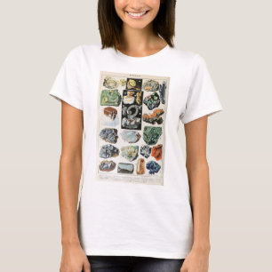T-shirt Géologie des rochers des minéraux Vintages