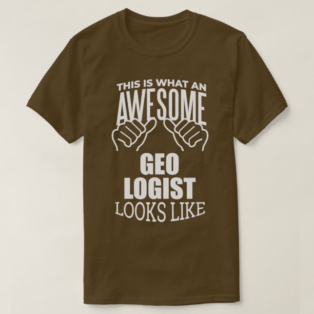 T-shirt Géologie Drôle conception cadeau (Design devant)