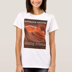 T-shirt Géologie étrange stupéfiante du canyon  