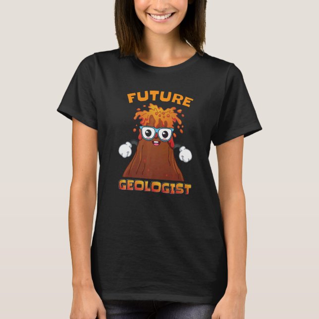 T-shirt Géologie futur Géologue (Devant)