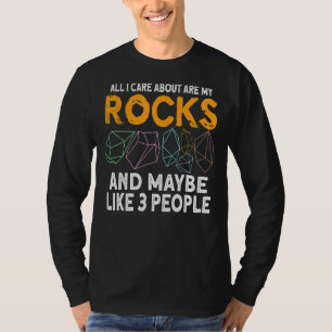 T-shirt Géologie Géologue Stone Rock Chasse Agate Hunter