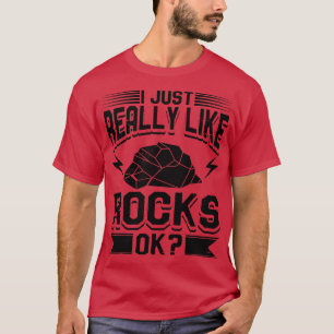 T-shirt Géologie J'Aime Vraiment Rocks 1
