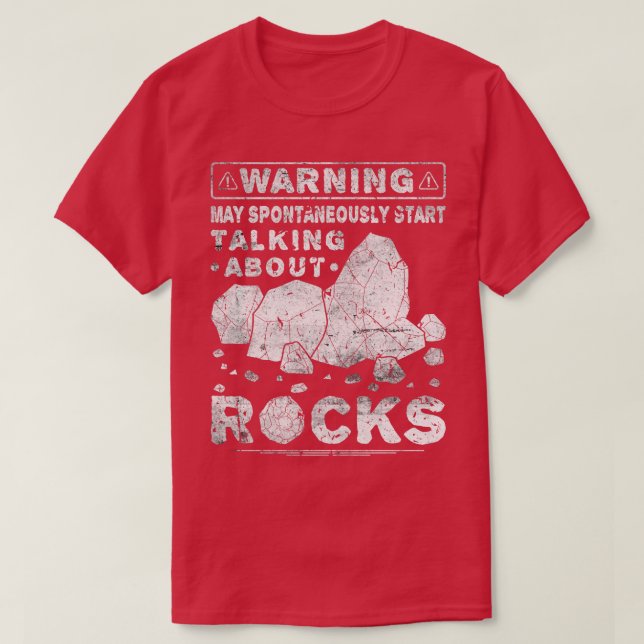 T-shirt Géologie perturbée Rockhound (Design devant)