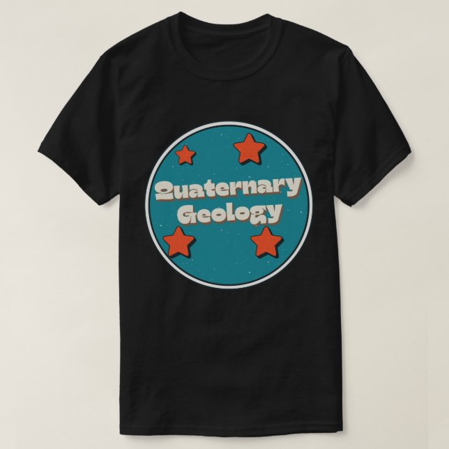 T-shirt Géologie quaternaire (Design devant)