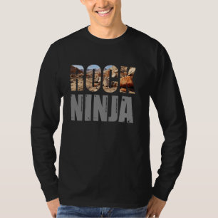 T-shirt Géologie Rock Ninja Funny Rock Collecte