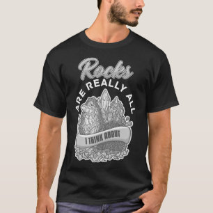 T-shirt Géologie Rockhoning Rock Geode Géologue Collecto