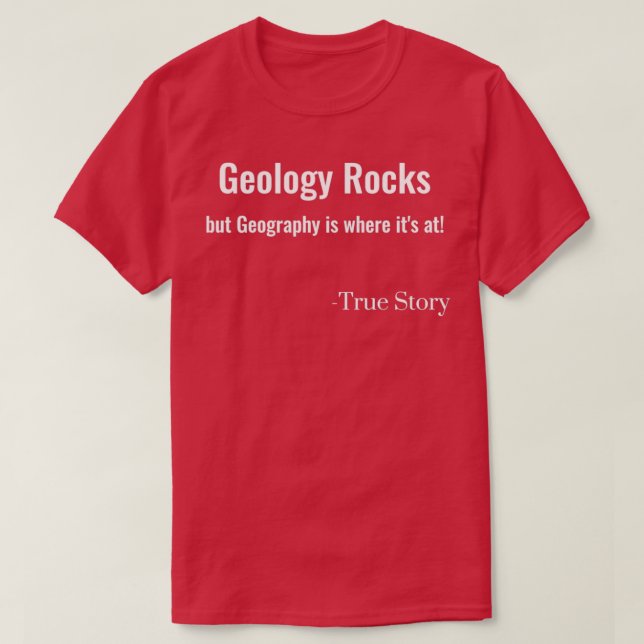 T-shirt Géologie Rocks 86 (Design devant)