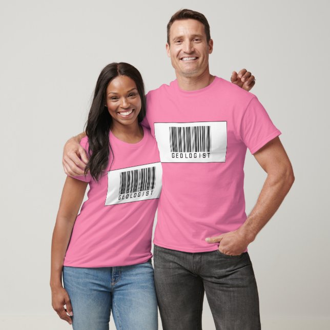T-shirt Géologue de code barre (Unisexe)