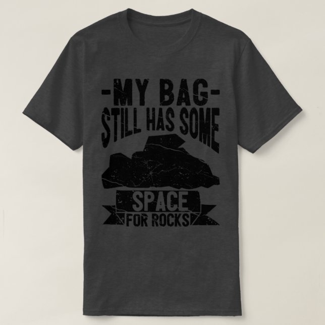 T-shirt Géologue de la chasse sur le rocher de Rockhound H (Design devant)
