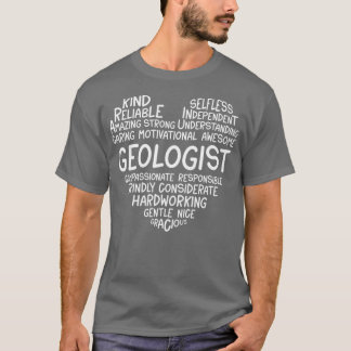 T-shirt Géologue Géologie cardiaque