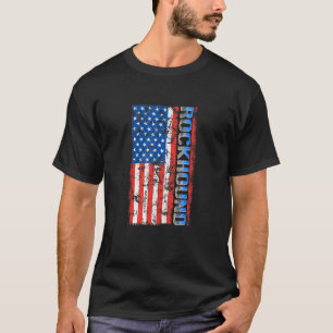 T-shirt Géologue Rocks Géologie Rockhound Distressed U