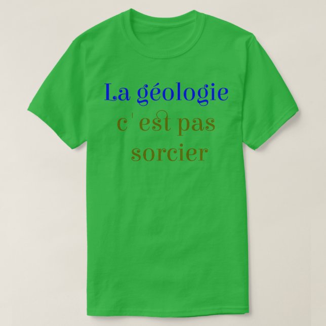 T-shirt Géologues T (Design devant)
