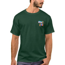 Geometric Colorblock For Men's Tee