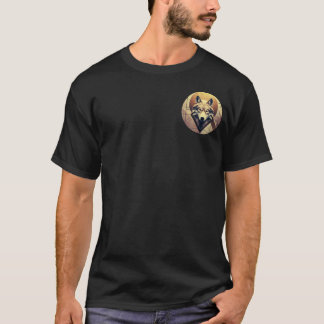 T-shirt Geometric Wolf Spirit – Sacred Animal Design