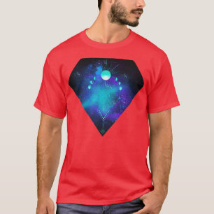 T-shirt Géométrie Divine Phases Spiritualité