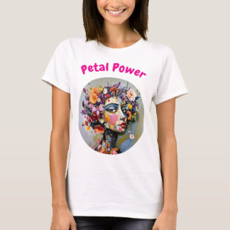 T-shirt "Géométrie florale" - Portrait botanique