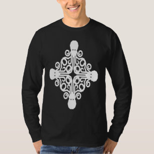 T-shirt Géométrie Pieuvre Créature marine & Aquarium d'eau