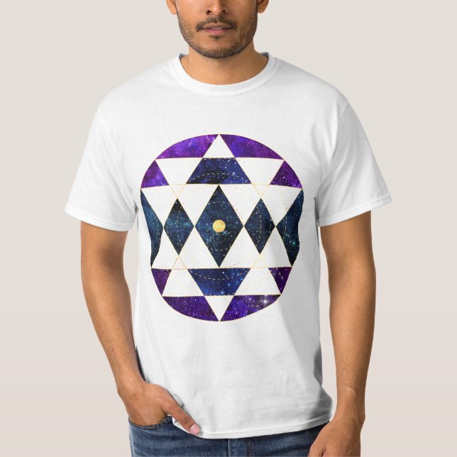T-shirt géométrie sacrée (Devant)