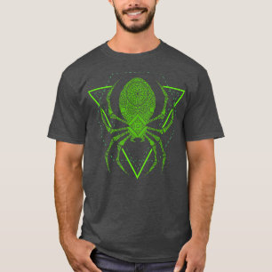 T-shirt Géométrie sacrée Halloween Spider Tribal Tattoo Ma