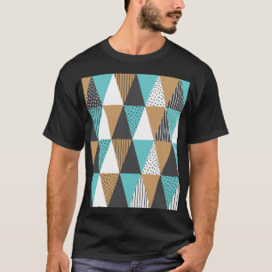 T-shirt Géométrie vintage : illustration Abstraite.