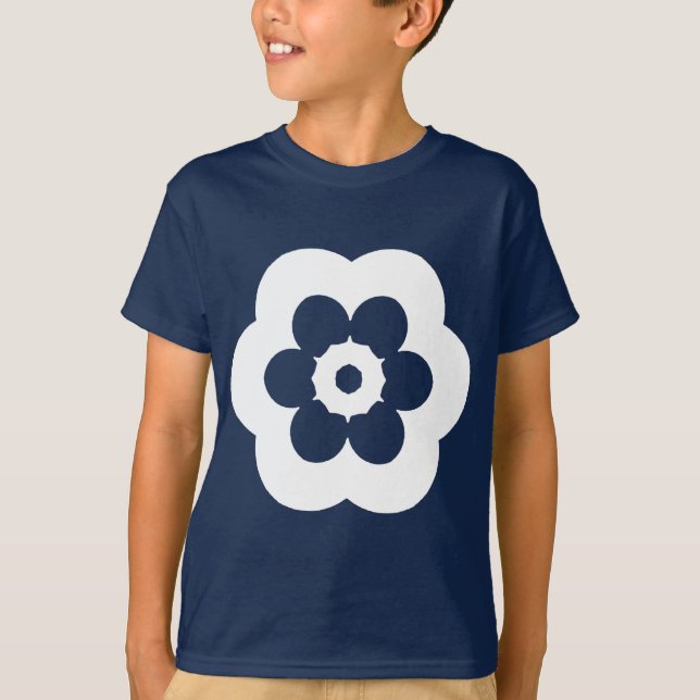 T-shirt Géométrique 290514 (03) - Blanc (Devant)