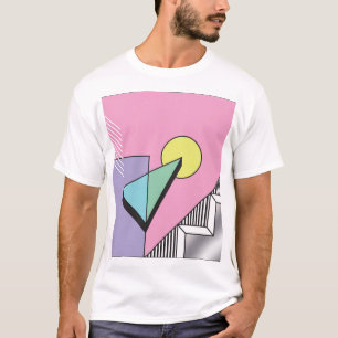 T-shirt Géométrique postmoderne : composition Abstraite