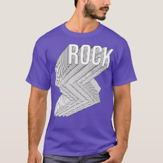 T-shirt géométrique rocheuse
