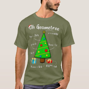 T-shirt Geometry Math Enseignant en sciences Noël 2020 Oh