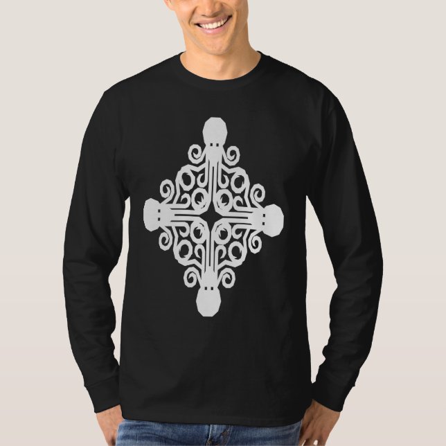 T-shirt Geometry  Octopus Sea Creature & Saltwater Aquariu (Devant)