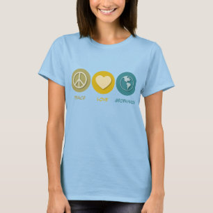T-shirt Géophysique d'amour de paix