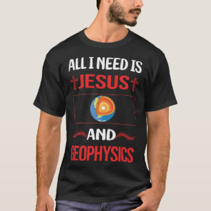 T-shirt Géophysique de Jésus amusant