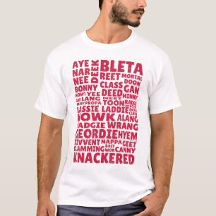 T-shirt Geordie slang