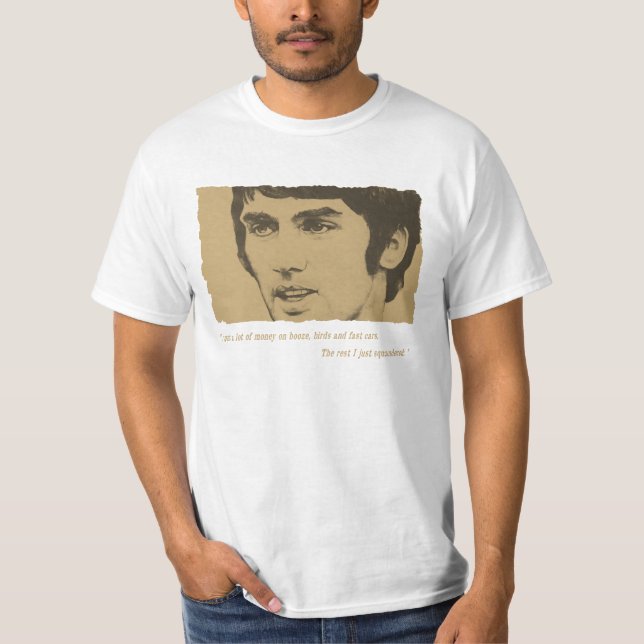 T-shirt Geordie très vieux (avec la citation) (Devant)