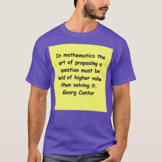 T-shirt Georg Cantor