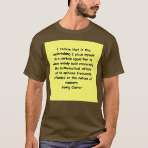 T-shirt Georg Cantor 9