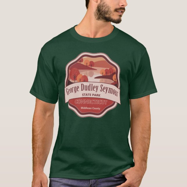 T-shirt George Dudley Seymour State Park MiddleCounty Conn (Devant)