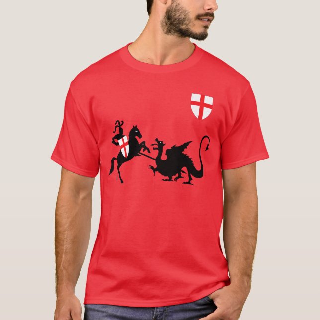T-shirt George et le dragon (Devant)