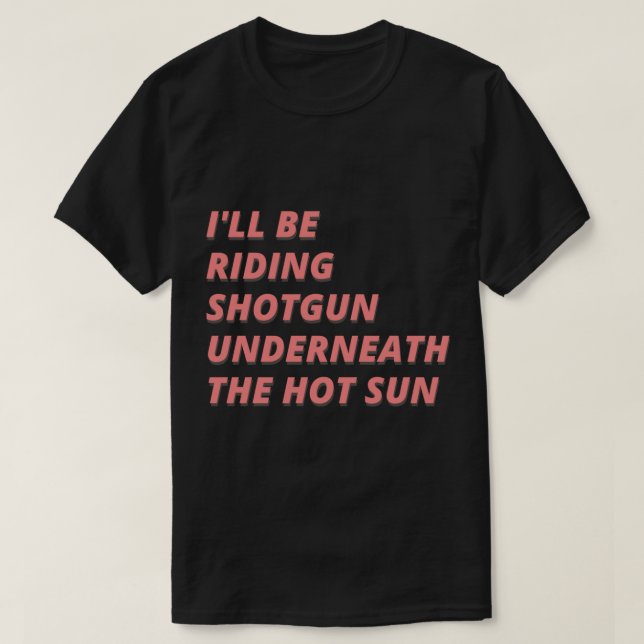 T-shirt George Ezra Shotgun (Design devant)