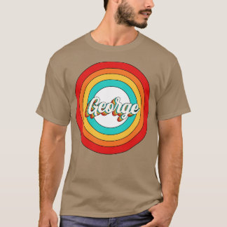 T-shirt George Nom Chemise Vintage George Cercle