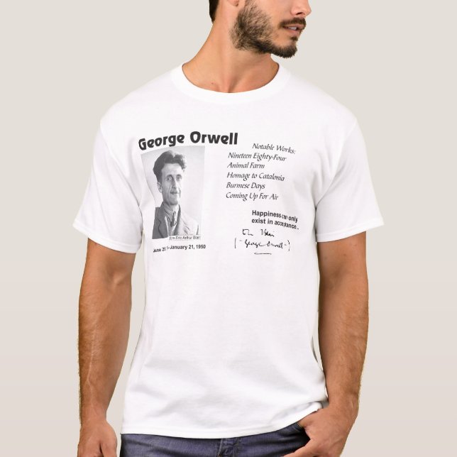 T-shirt George Orwell (Devant)