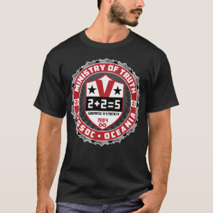 T-shirt George Orwell 1984 Dystopia Ministère De La Vérité